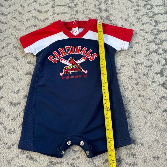 St. Louis Cardinals Infant Romper 3-6 months - Picture 5 of 6